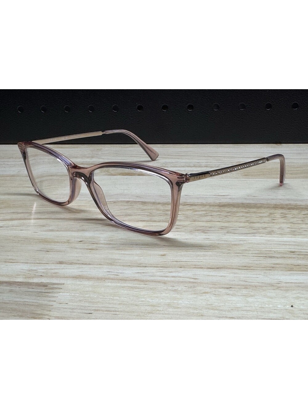 Vogue Eyewear VO 5305-B 2599 Clear Pink Crystals Authentic Eyeglasses 54[]17-135